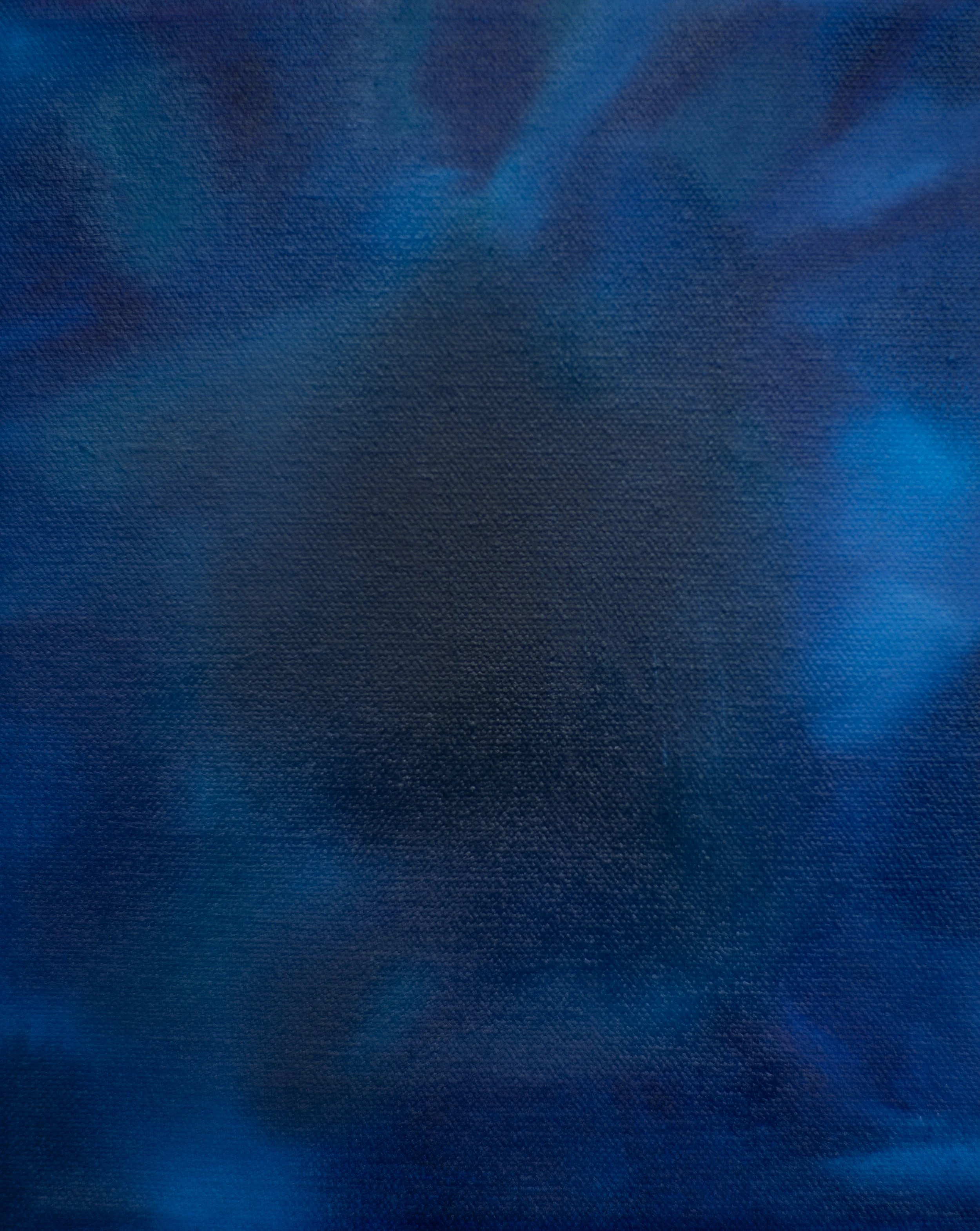 Blue Gravity” – Abstract Blue Oil Painting on Canvas | 8x10 Inch